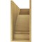 Ekena Millwork 12"W x 36"D x 24"H Classic Pescadero Rough Cedar Woodgrain TimberThane Corbel, Primed Tan CORUR12X36X24PECRCPR - alternate 5